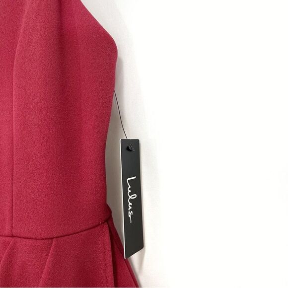 Lulu's Forever Your Girl Rust Red Bodycon Dress L - Picture 5 of 8